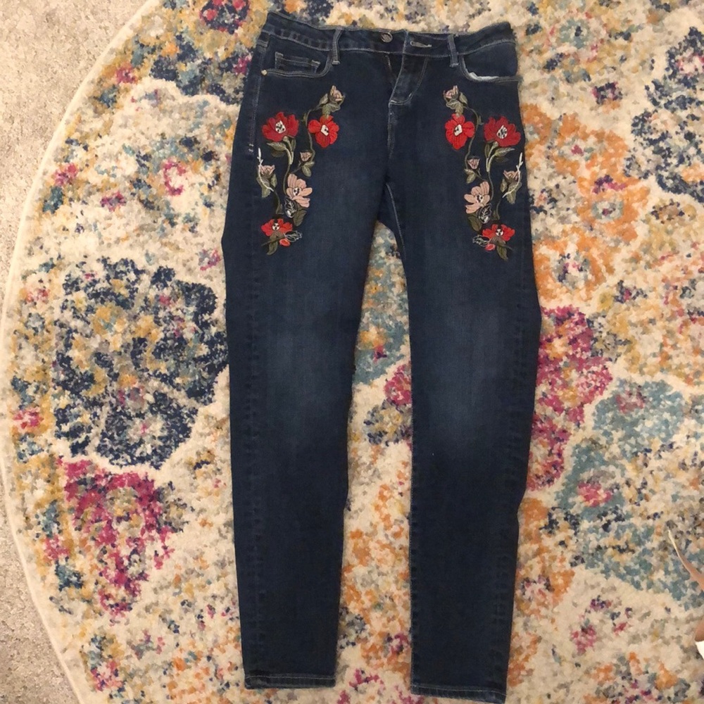 Embroidered Jeans